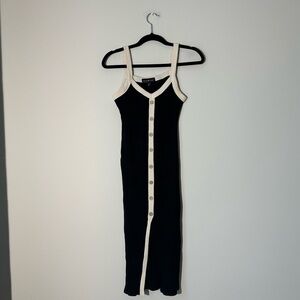 Derek heart black and white dress size S